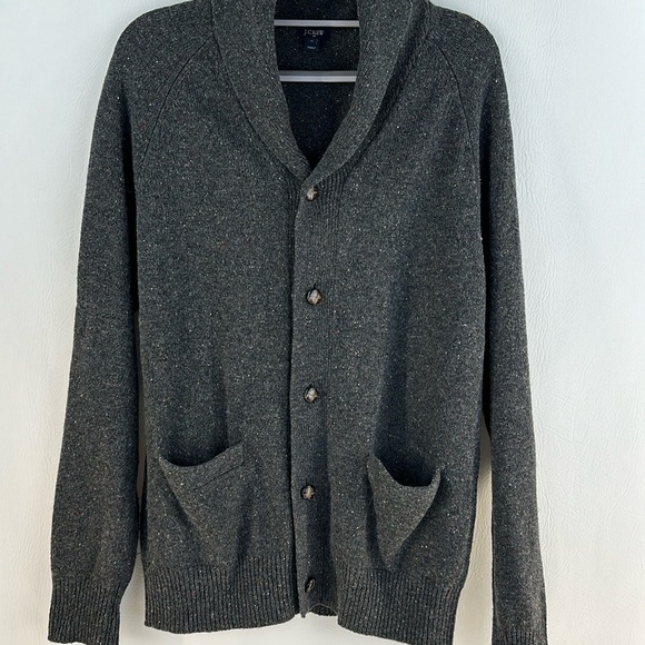 J. Crew Sweaters - J. Crew Grandpa Lambswool Cardigan